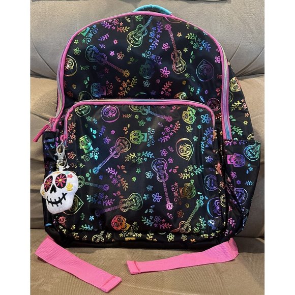 Disney Other - DISNEY/PIXAR Coco Authentic Metallic Day Of The Dead Unisex Kids Backpack. NWT!